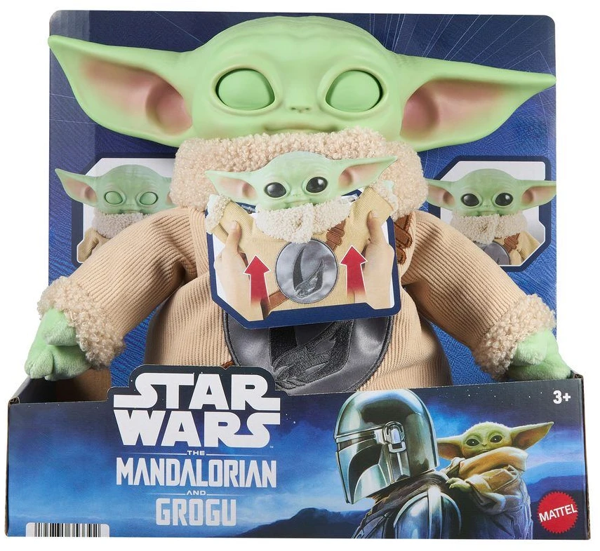 Mattel STAR WARS interaktyvus pliušinis žaislas Grogu (JKN44)