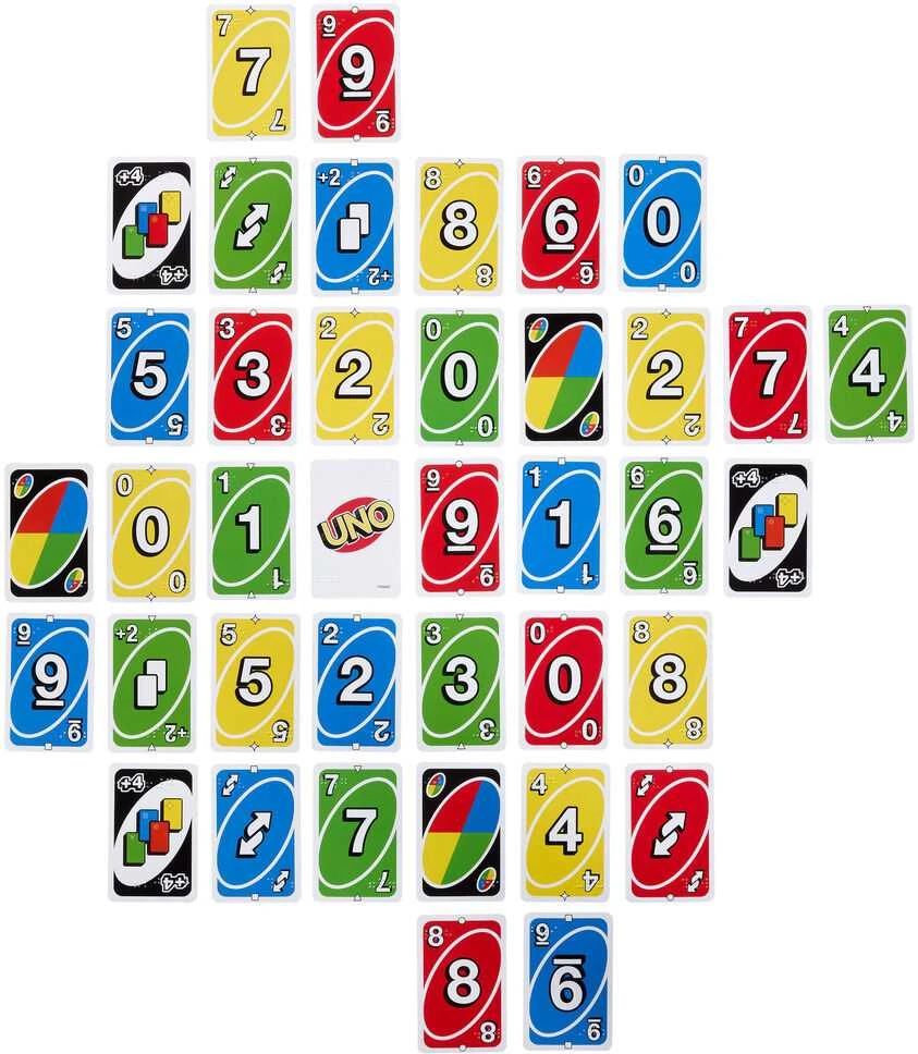 Mattel UNO Braille card game