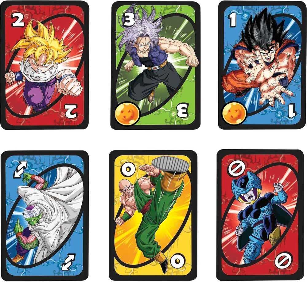 Mattel UNO Dragon Ball Z card game