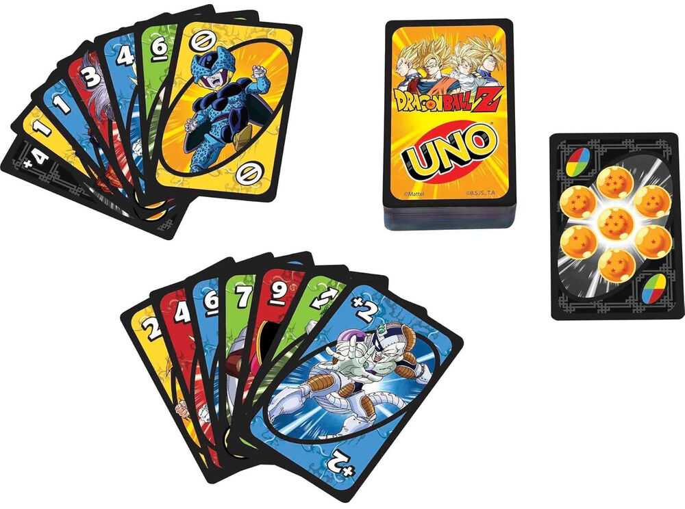 Mattel UNO Dragon Ball Z card game