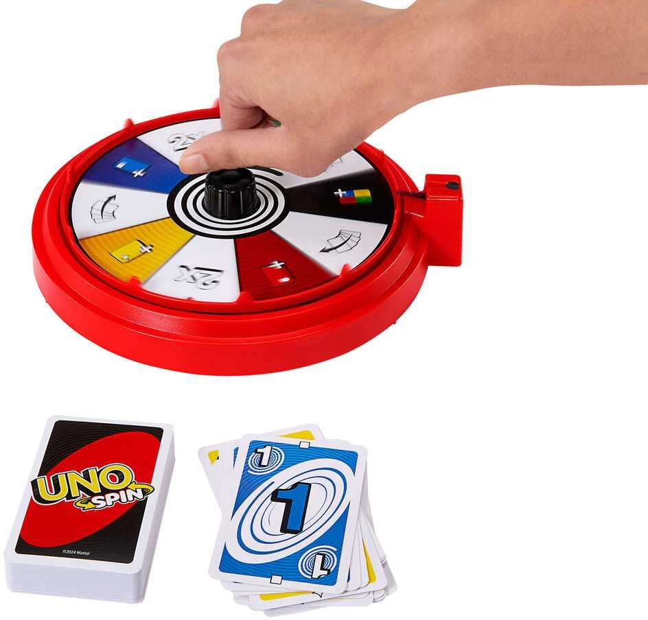 Mattel UNO SPIN stalo žaidimas (JGR00)