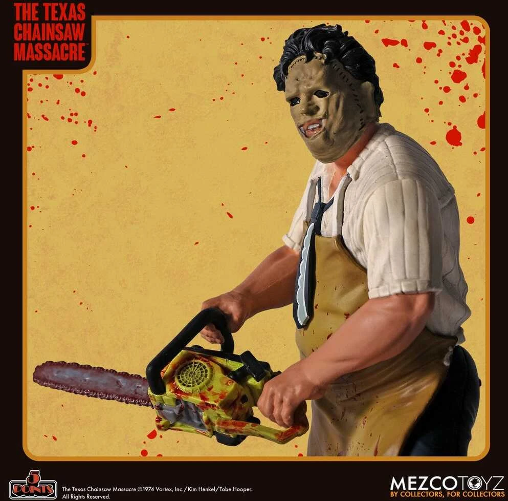 Mezco Toys The Texas grandininis pjūklas Massacre Leatherface figure 9,5cm