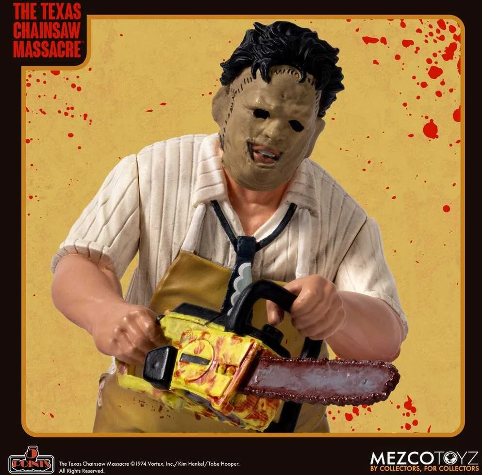 Mezco Toys The Texas grandininis pjūklas Massacre Leatherface figure 9,5cm