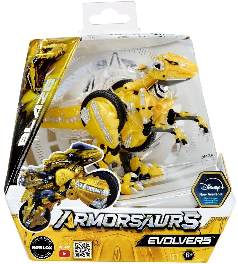 MGA Armorsaurs žaislinis dinozauras Evolver Blaze 556442-EUC-V