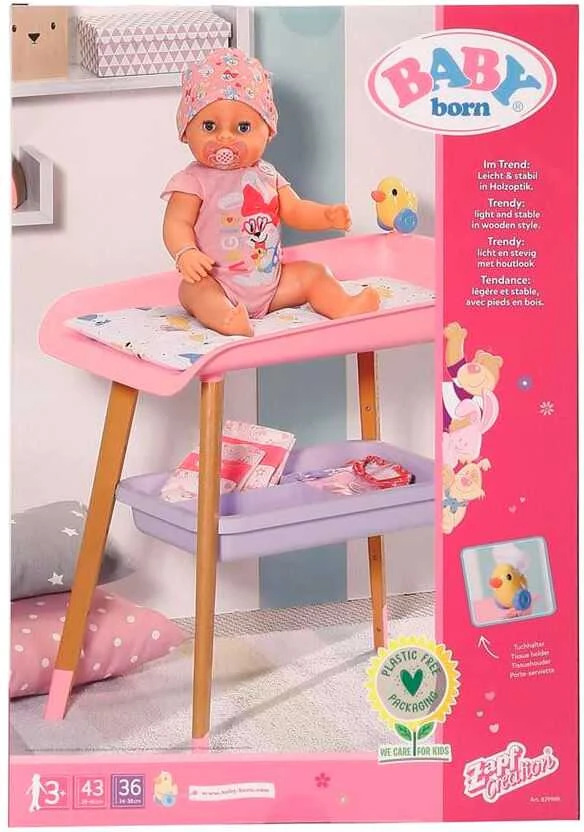 Zapf Baby Table slinkties priedai