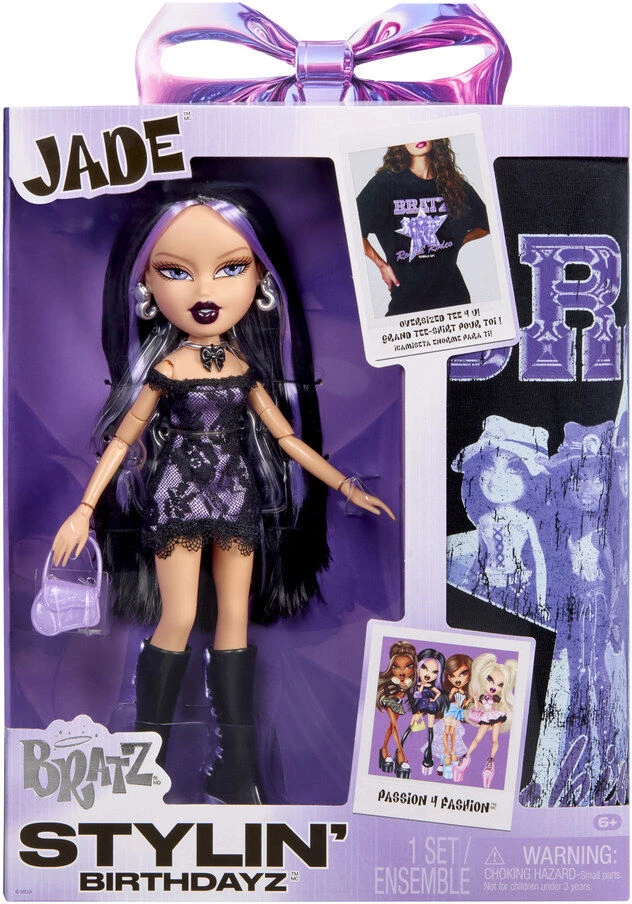 MGA Bratz Stylin Birthday Jade doll + t-shirt