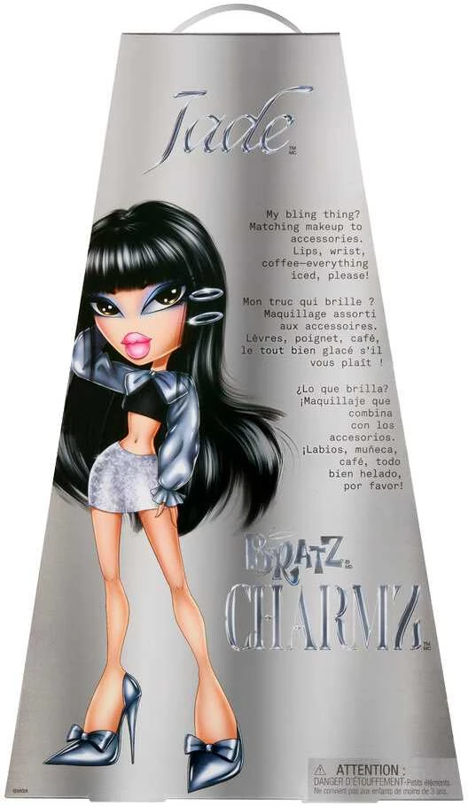 Bratz Charmz Jade Doll 599326 599357EUC lėlė su pakabukais