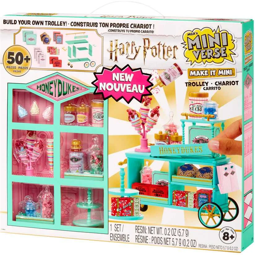 MGAs Miniverse – Make It Mini Harry Potter Honeydukes žaidimų rinkinys 523734‑EUC