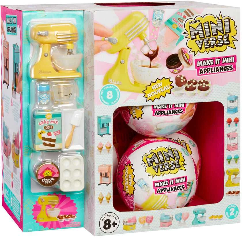 Žaislų rinkinys vaikams MGAs Miniverse Make It Mini Appliances Serija 2 523444 EUC
