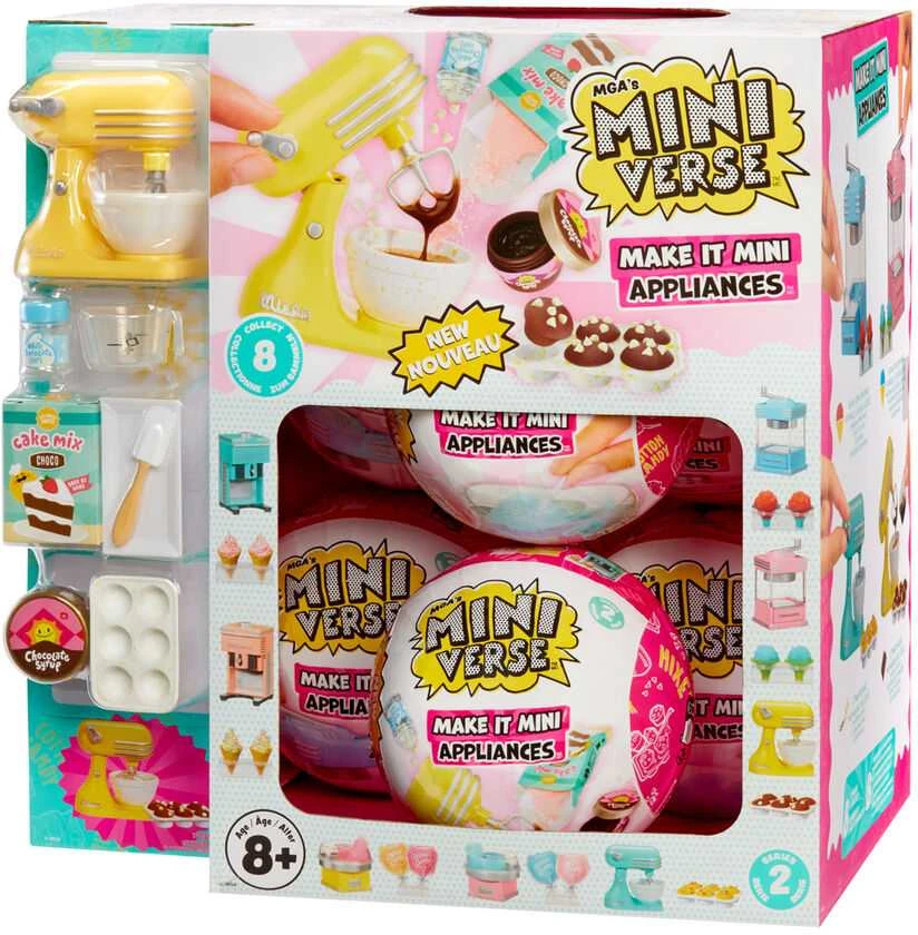 Žaislų rinkinys vaikams MGAs Miniverse Make It Mini Appliances Serija 2 523444 EUC