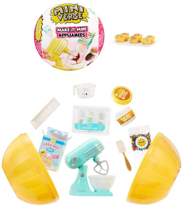 Žaislų rinkinys vaikams MGAs Miniverse Make It Mini Appliances Serija 2 523444 EUC