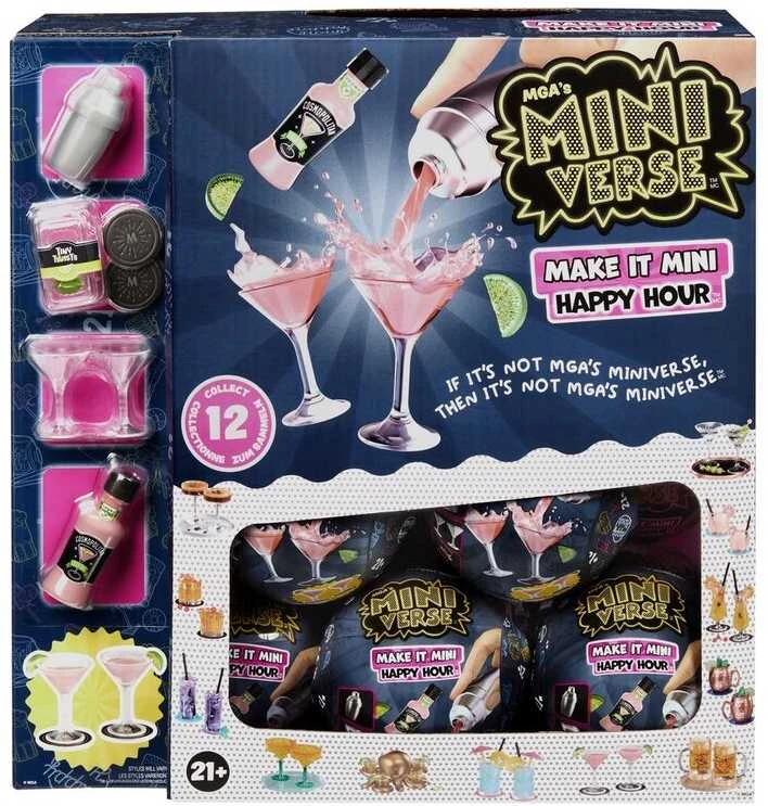 MGAs Miniverse Mini Happy Hour rinkinys 513841-EUC