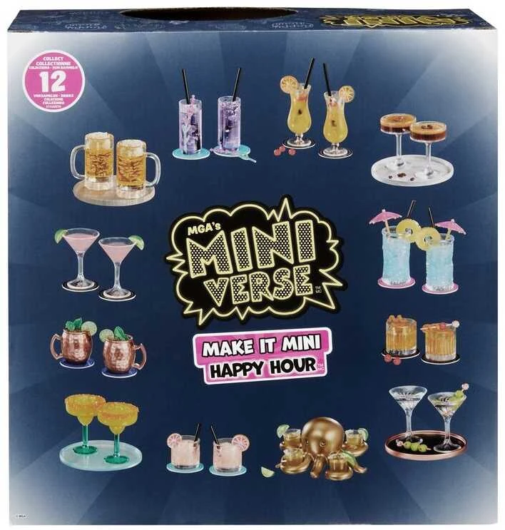MGAs Miniverse Mini Happy Hour rinkinys 513841-EUC