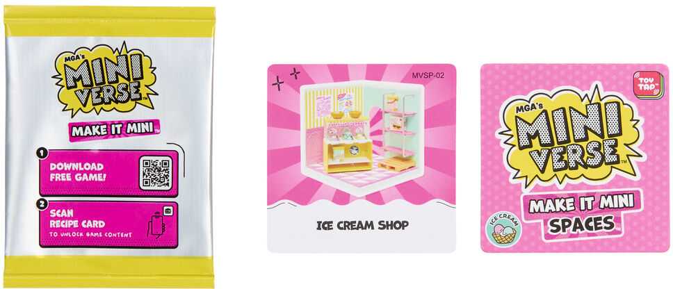 MGA Miniverse Make It Mini Spaces Ice Kreminis Parlour playset