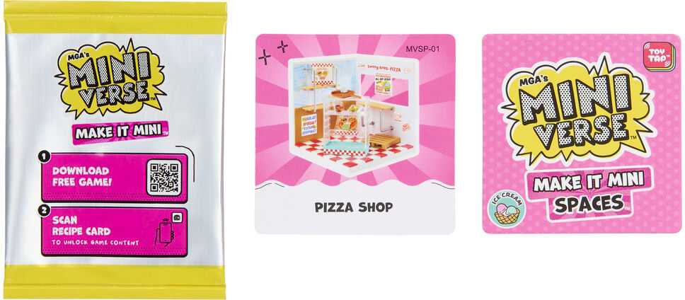 MGA Miniverse Make It Mini Spaces Picerija playset