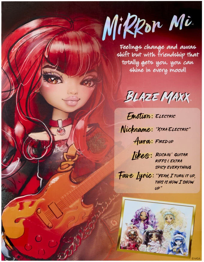 MGA MirrorMi Blaze Maxx Electric doll 26cm