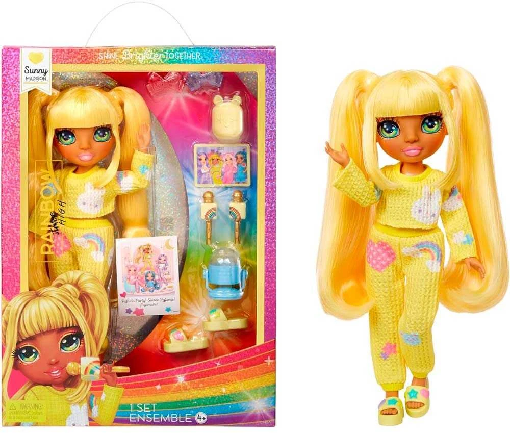 MGA Lėlė Junior High Pižamų Vakarėlio kolekcija Sunny geltona 503682-EUC