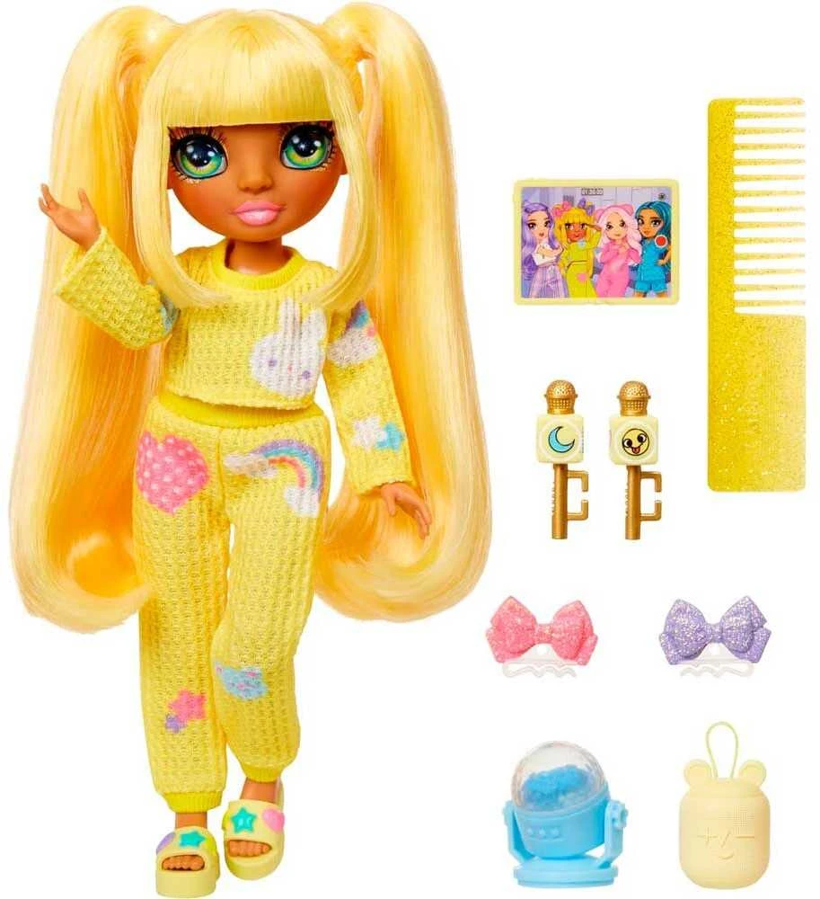 MGA Lėlė Junior High Pižamų Vakarėlio kolekcija Sunny geltona 503682-EUC