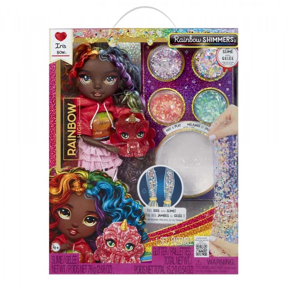 MGA Lėlė Rainbow High Rainbow Shimmers su gleive Iris vaivorykštinė 122432-EU