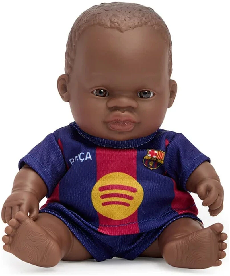 Miniland Barcelona Real Lėlė FC Barcelona vaikinas afrikietis - 21 cm