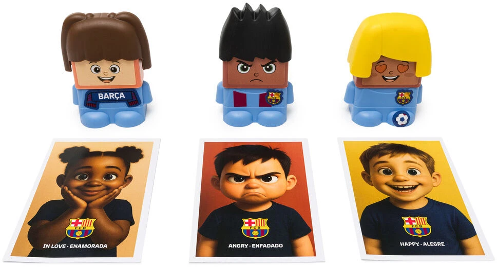 „Miniland Barcelona Real EMOTITEAM“ – pilnos edukacinės figūrėlės FC Barcelona