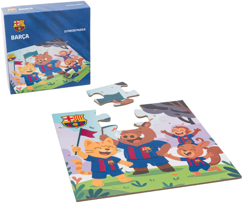 Dėlionė Miniland Barcelona Real Puzzle 12 vienetų FC Barcelona