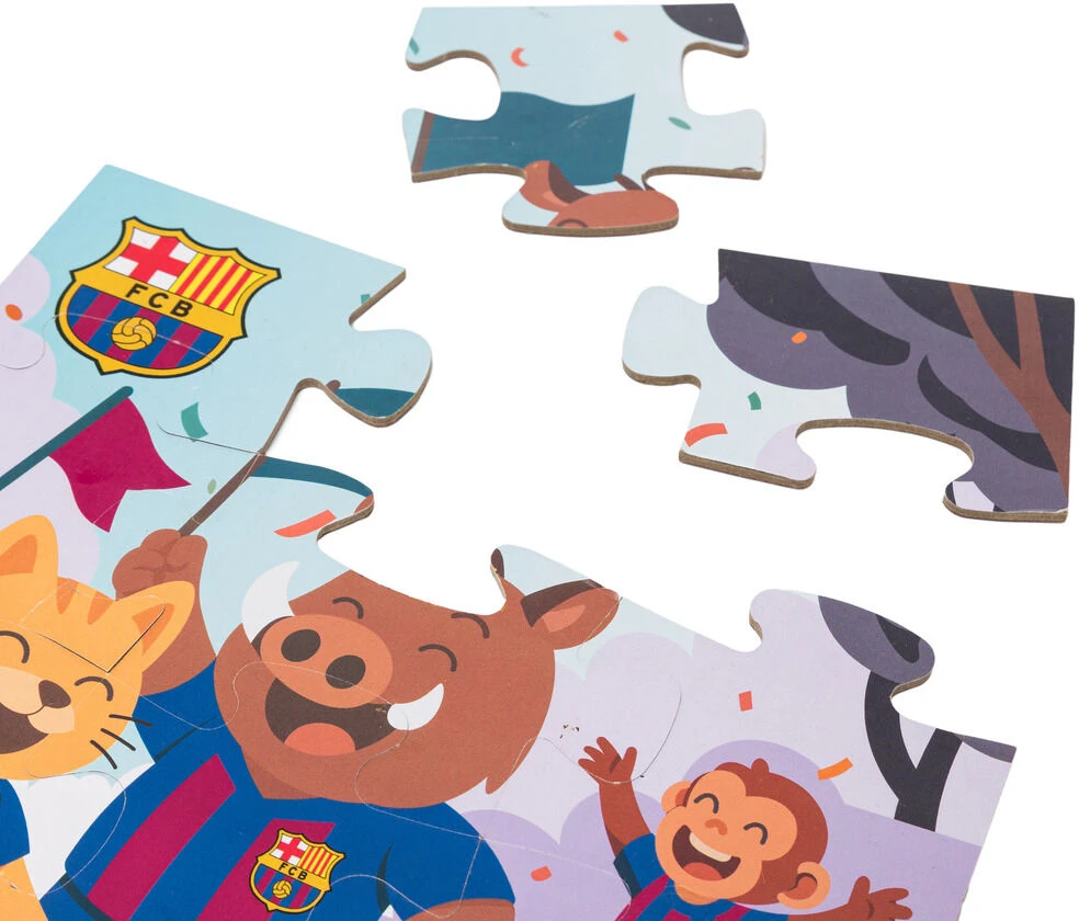 Dėlionė Miniland Barcelona Real Puzzle 12 vienetų FC Barcelona