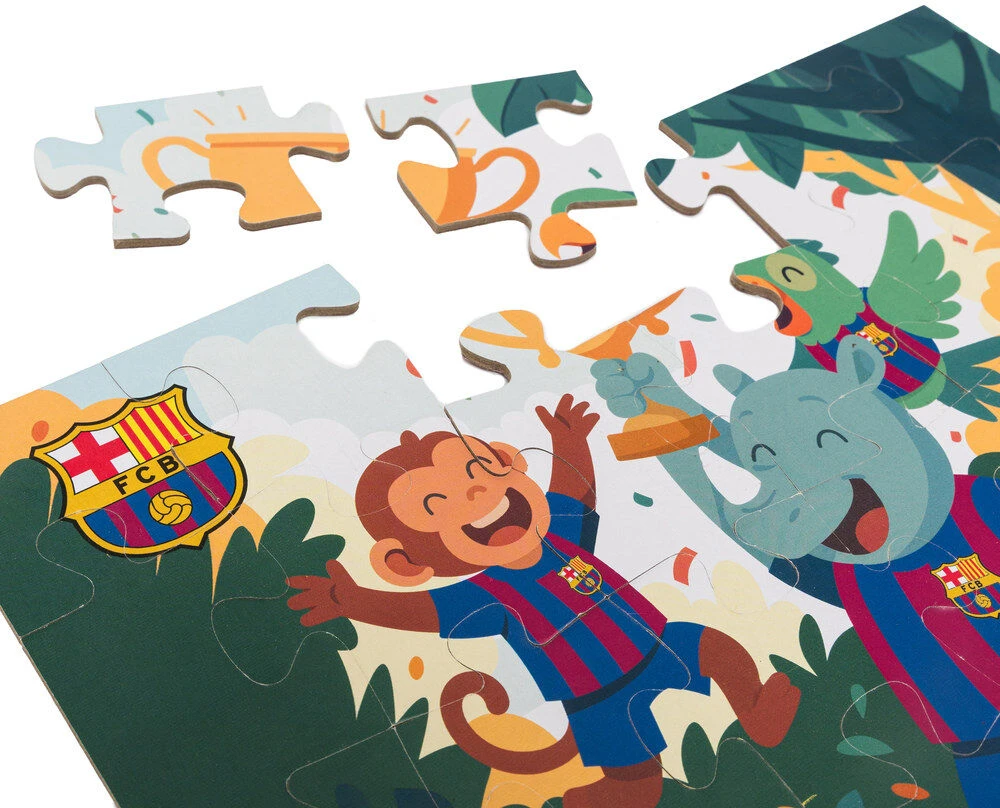 Dėlionė Miniland Barcelona Real Puzzle 24 elementai - FC Barcelona