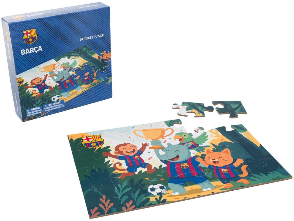 Dėlionė Miniland Barcelona Real Puzzle 24 elementai - FC Barcelona