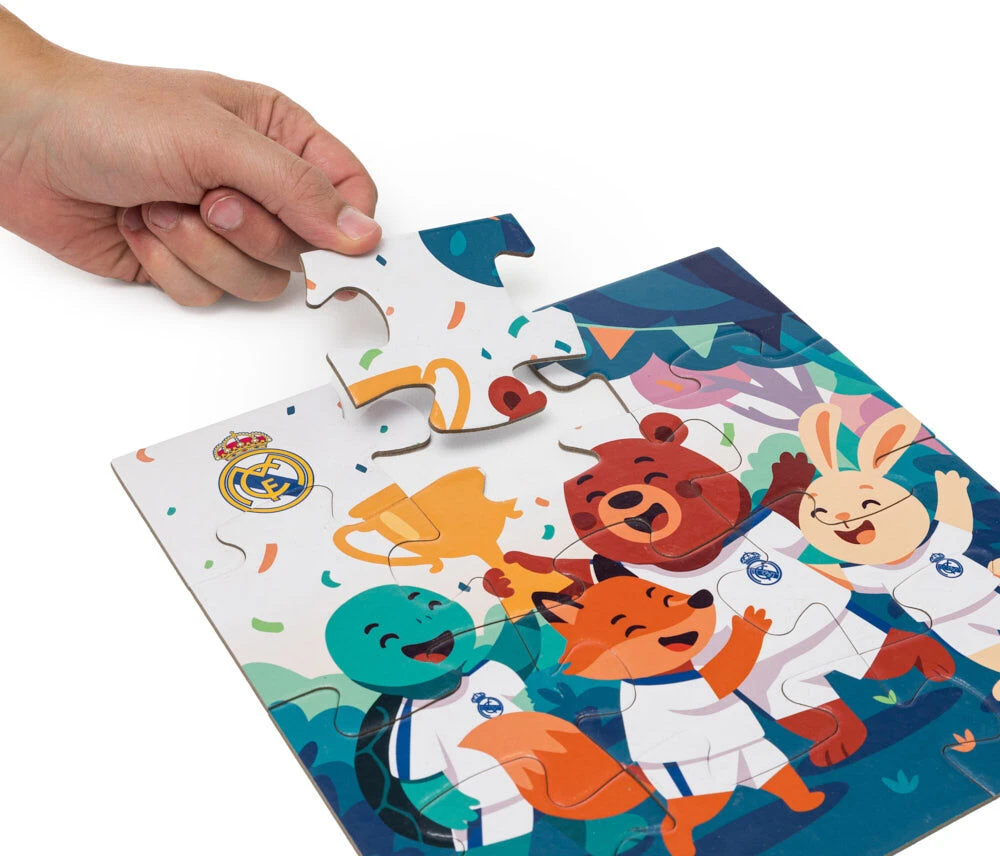 Dėlionė Miniland Barcelona Real Puzzle 12 dalys Real Madryt