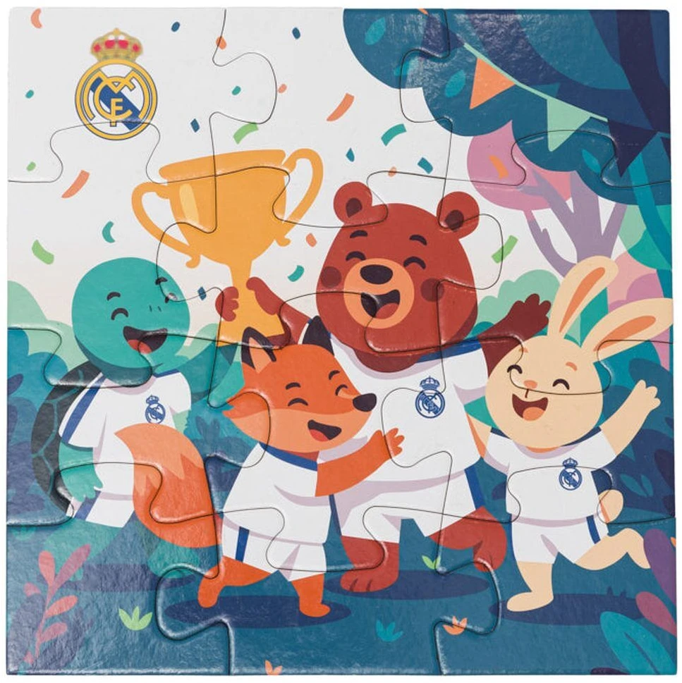 Dėlionė Miniland Barcelona Real Puzzle 12 dalys Real Madryt