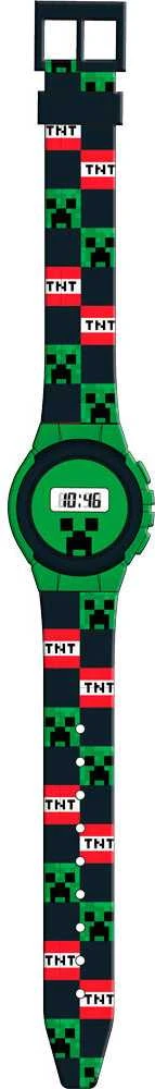 Kids Licensing Minecraft Led laikrodis