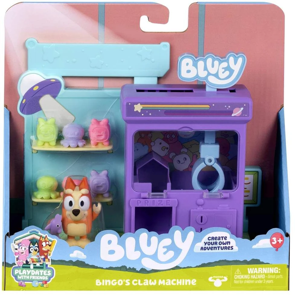 Moose Bluey Bingo claw machine game