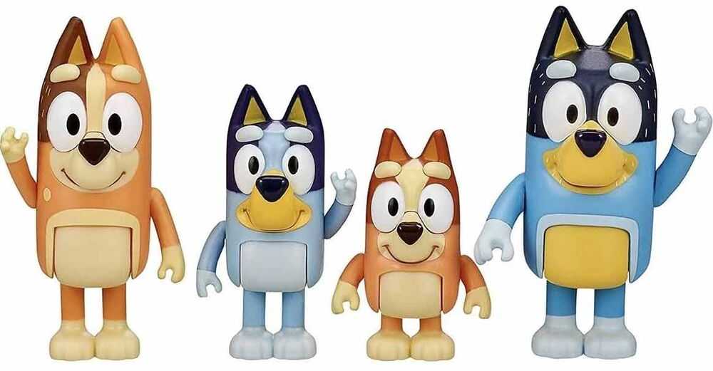 TM Toys Figūrėlių rinkinys Bluey šeima 4 vnt