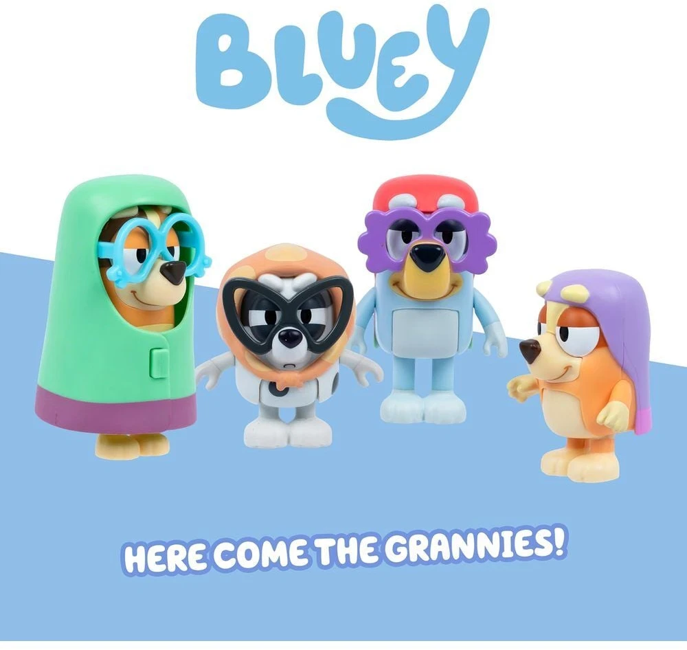 Moose TM Toys Figūrėlės Bluey močiutės 4 vnt. rinkinys