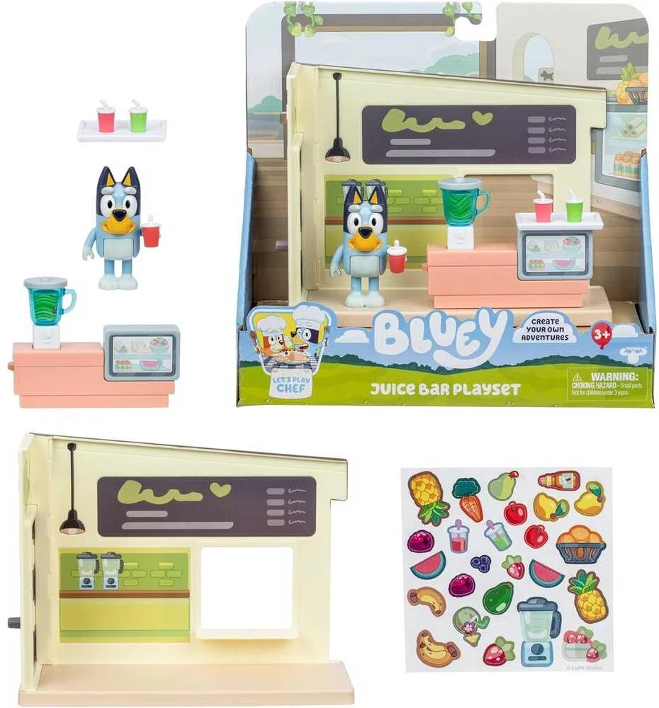 Moose „Bluey“ – mini žaidimų rinkinys sulčių barui (90329)