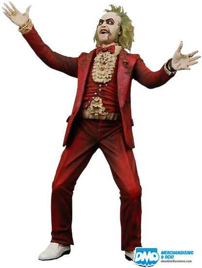 Neca Beetlejuice - Beetlejuice 1988 Raudona Tuxedo figure 18cm