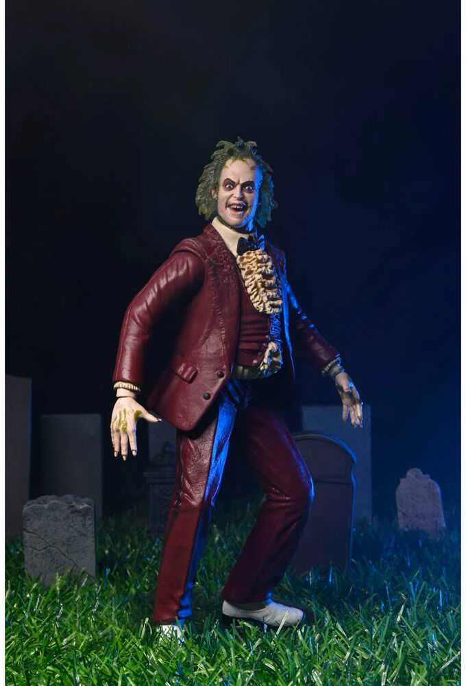 Neca Beetlejuice - Beetlejuice 1988 Raudona Tuxedo figure 18cm