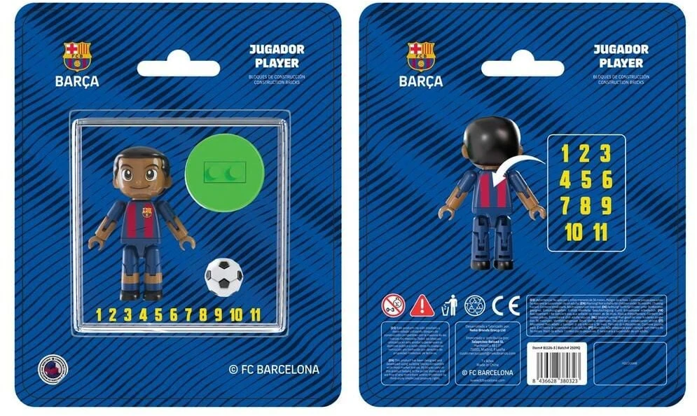 FC Barcelona Neko pakaitalų suoliuko pastatymo rinkinys 186 vnt.