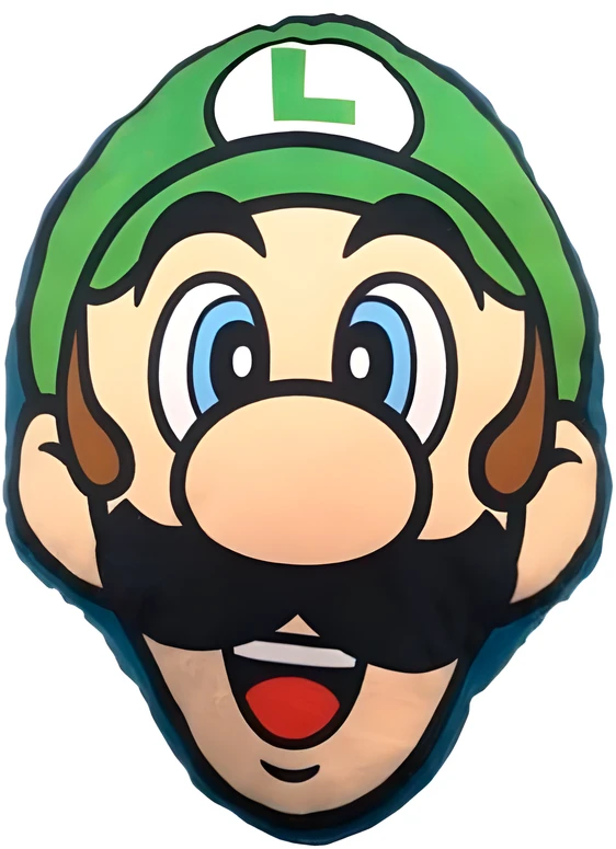 Nintendo Super Mario Bros Luigi 3D cushion