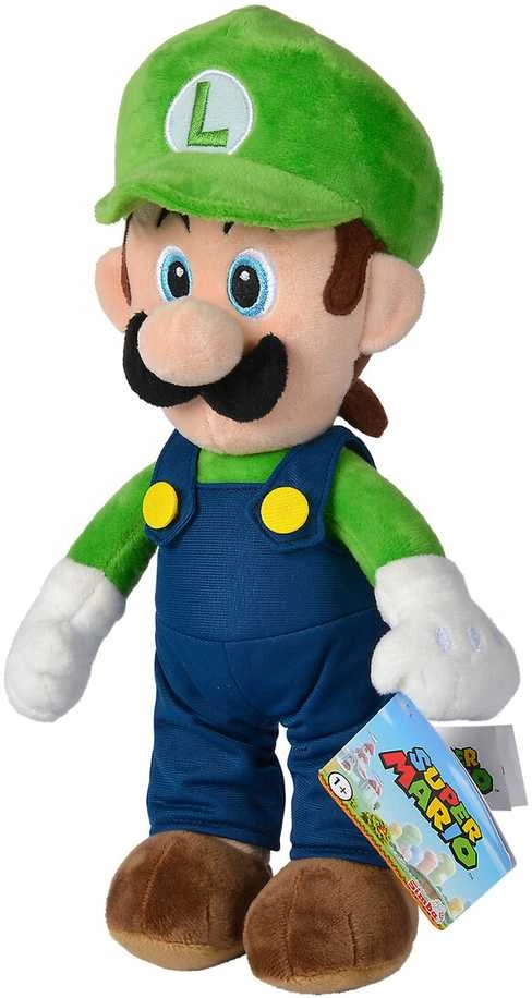 Simba Toys Nintendo Super Mario Luigi pliušinis žaislas, 30cm