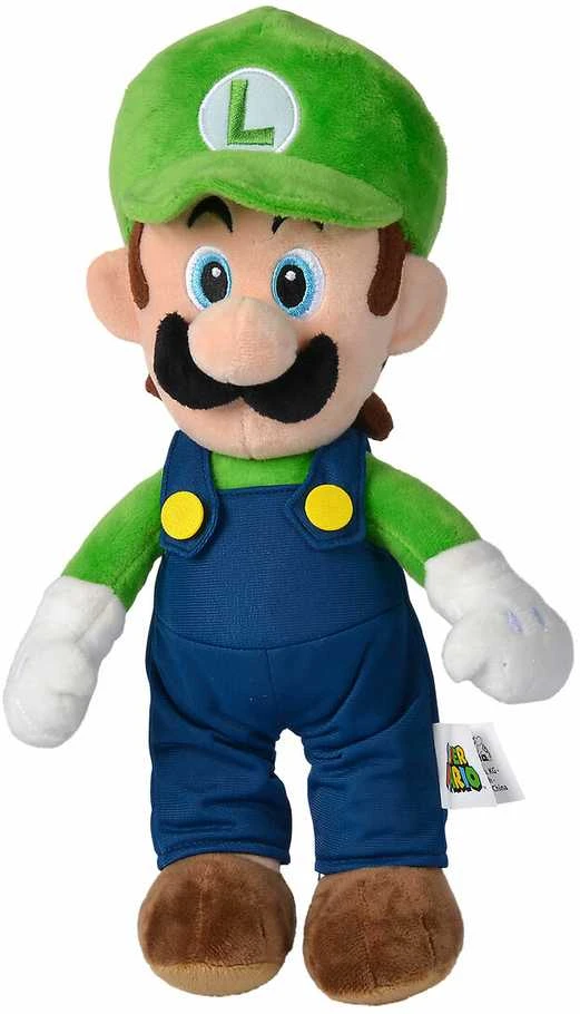 Simba Toys Nintendo Super Mario Luigi pliušinis žaislas, 30cm