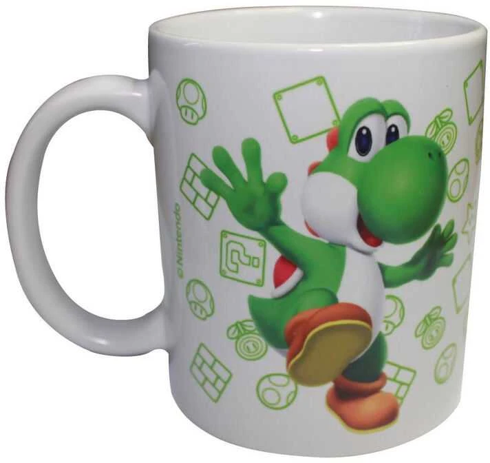 Nintendo Super Mario Bros Yoshi Mug + Money box set