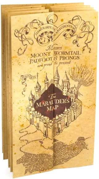 Harry Potter Plėšiko žemėlapis (DEL_NN7888)