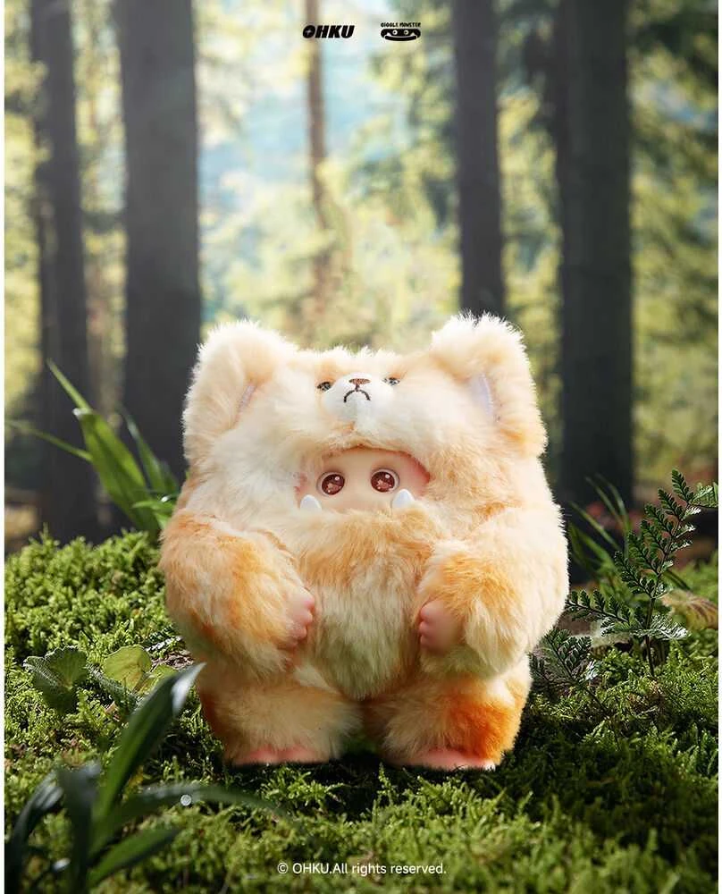 Ohku GIGGLE MONSTER Blind box vinilinis pliušas – Furry Forest serija