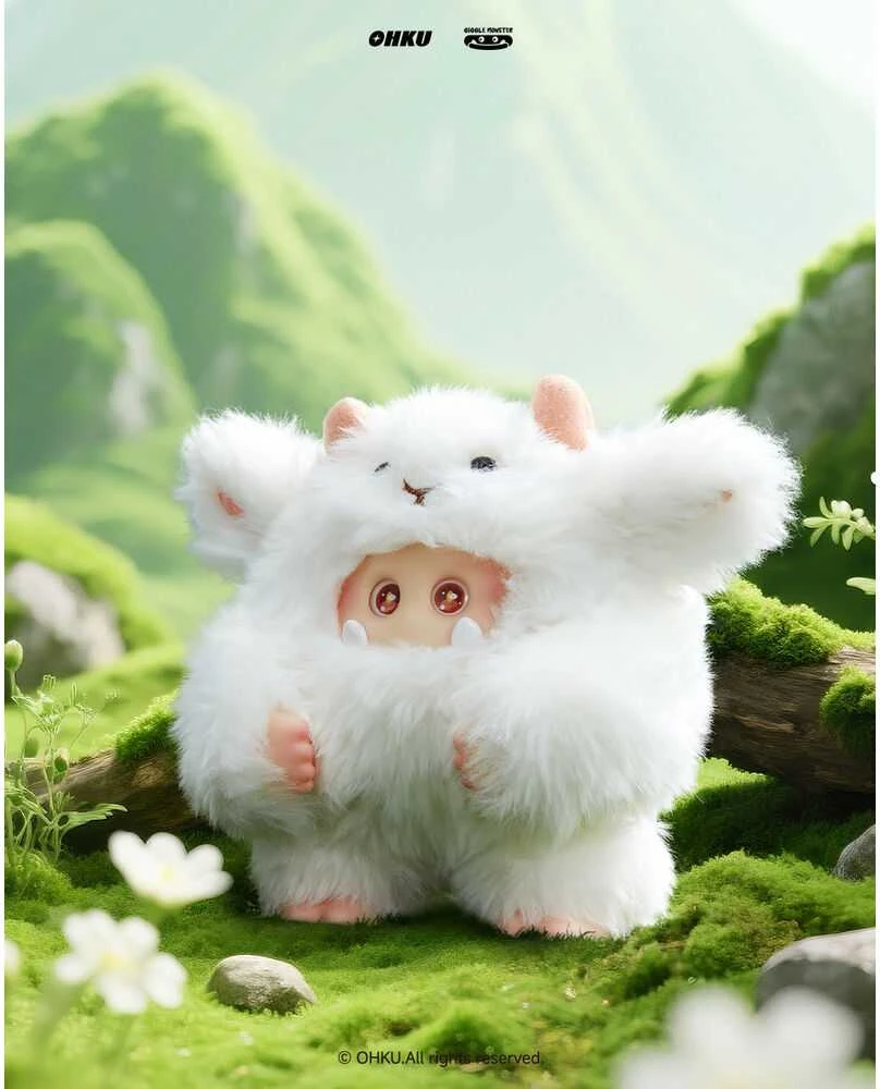 Ohku GIGGLE MONSTER Blind box vinilinis pliušas – Furry Forest serija