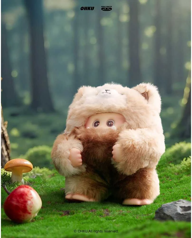 Ohku GIGGLE MONSTER Blind box vinilinis pliušas – Furry Forest serija