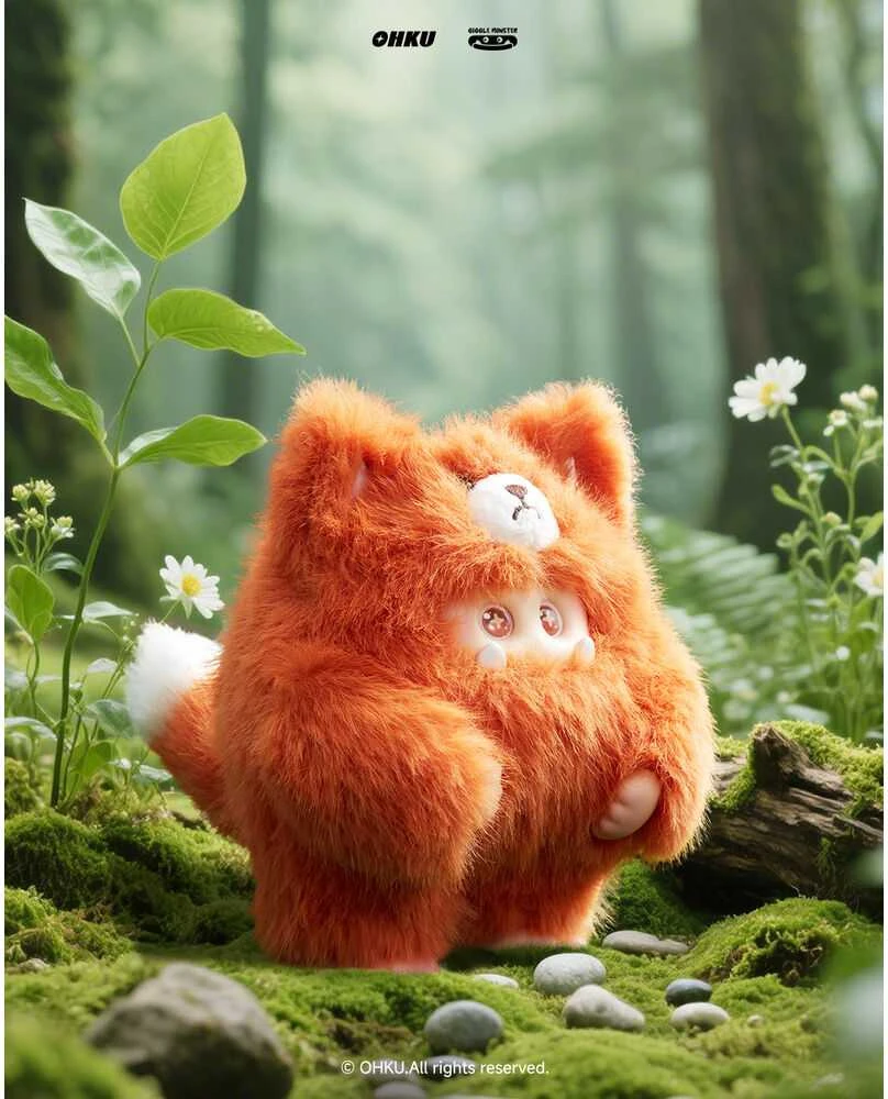 Ohku GIGGLE MONSTER Blind box vinilinis pliušas – Furry Forest serija