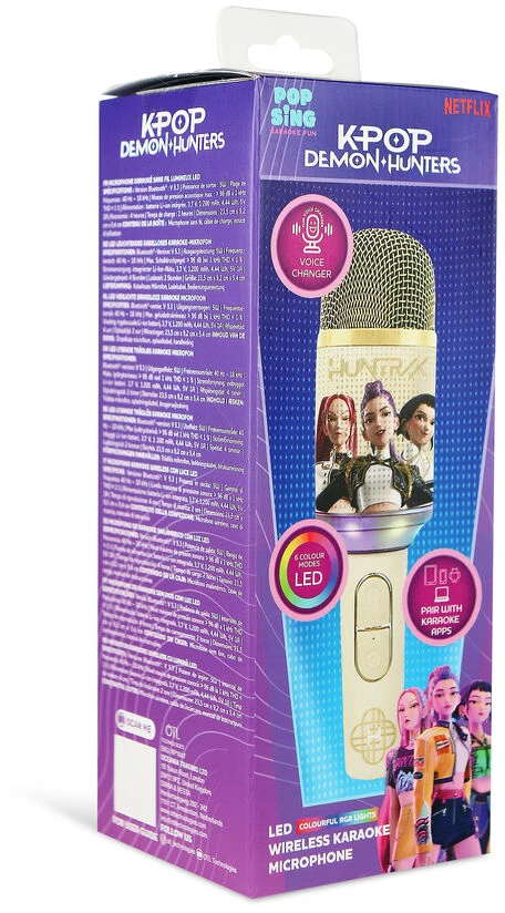 Otl Technologies Kpop Demon Hunter Golden Karaoke Speaker LED