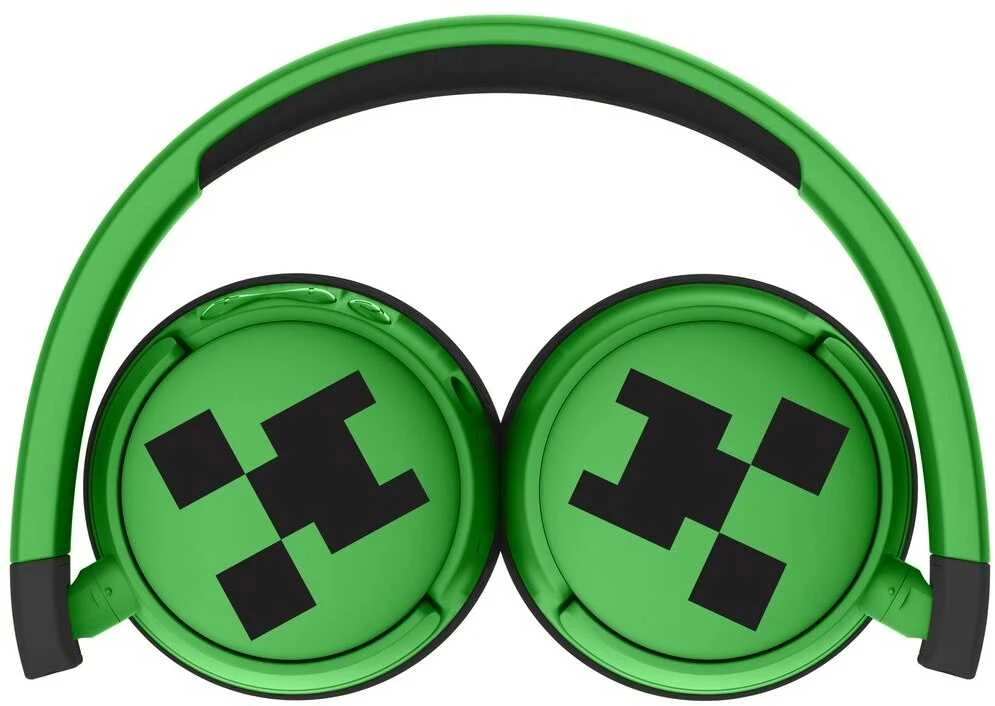OTL – „Bluetooth“ ausinės su tėvų kontrole – „Minecraft“ žalios spalvos
